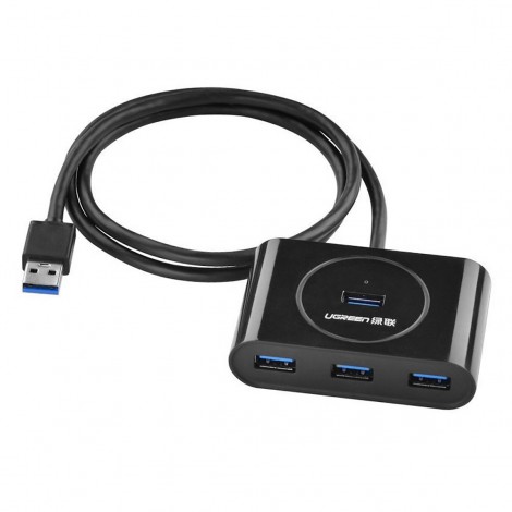 Bộ chuyển USB 3.0 4 Cổng dây dài 1m Ugreen 20291 